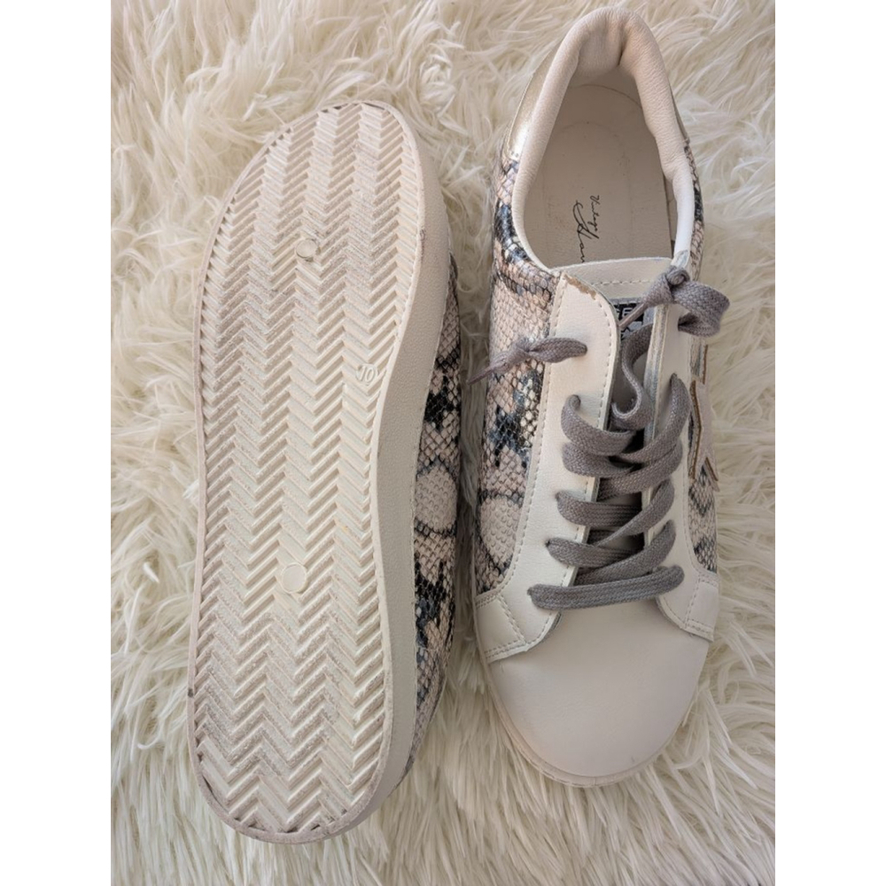 Women's Vintage Havana Bianca Gold Snake Multi Sneakers Size 10 - Picture 10 of 11